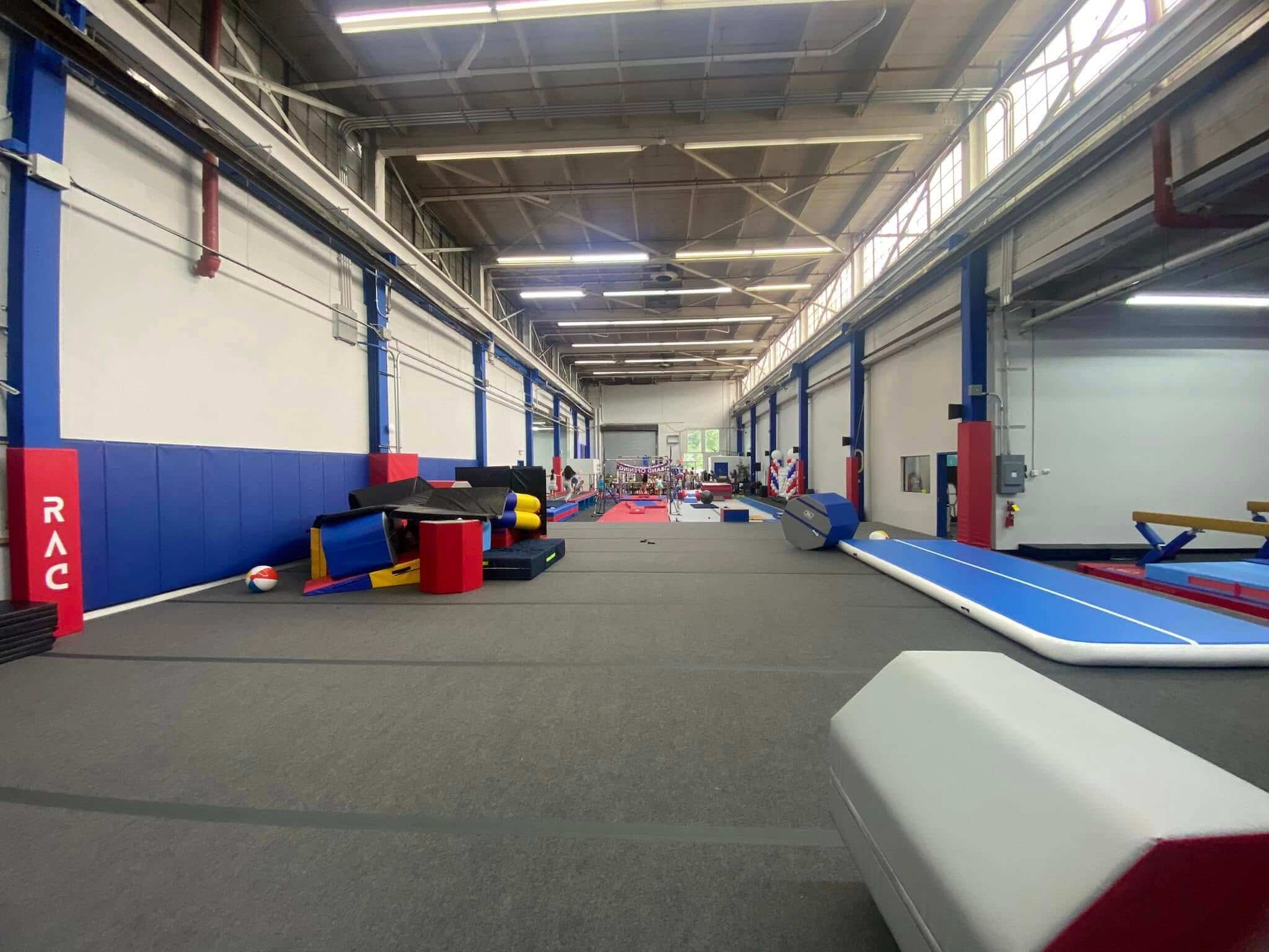 Randolph Athletic Club freshly painted and in business.